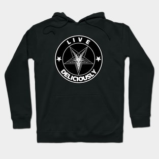 Live Deliciously Baphomet Hoodie